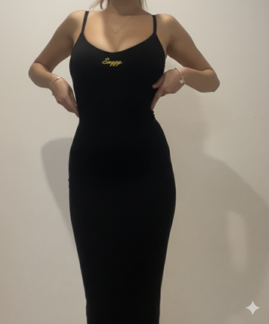 Snatched waist dress