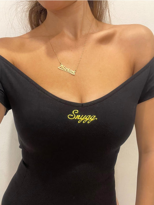 Snatched all the way bodysuit black